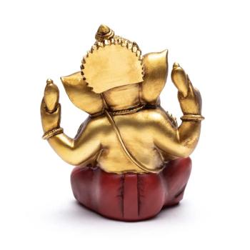 Ganesha Statue,  goldfarben, Erfolg, Weisheit & Glück